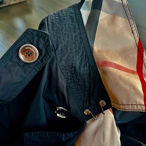 Burberry trench coat black